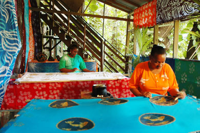 Batik at the Romney Manor